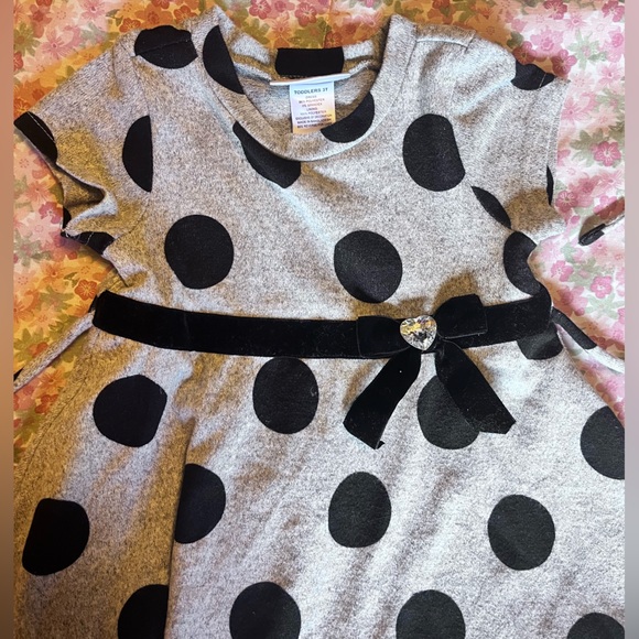 (2for$10) 3T PolkaDot Teeshirt Dress! - Picture 7 of 9